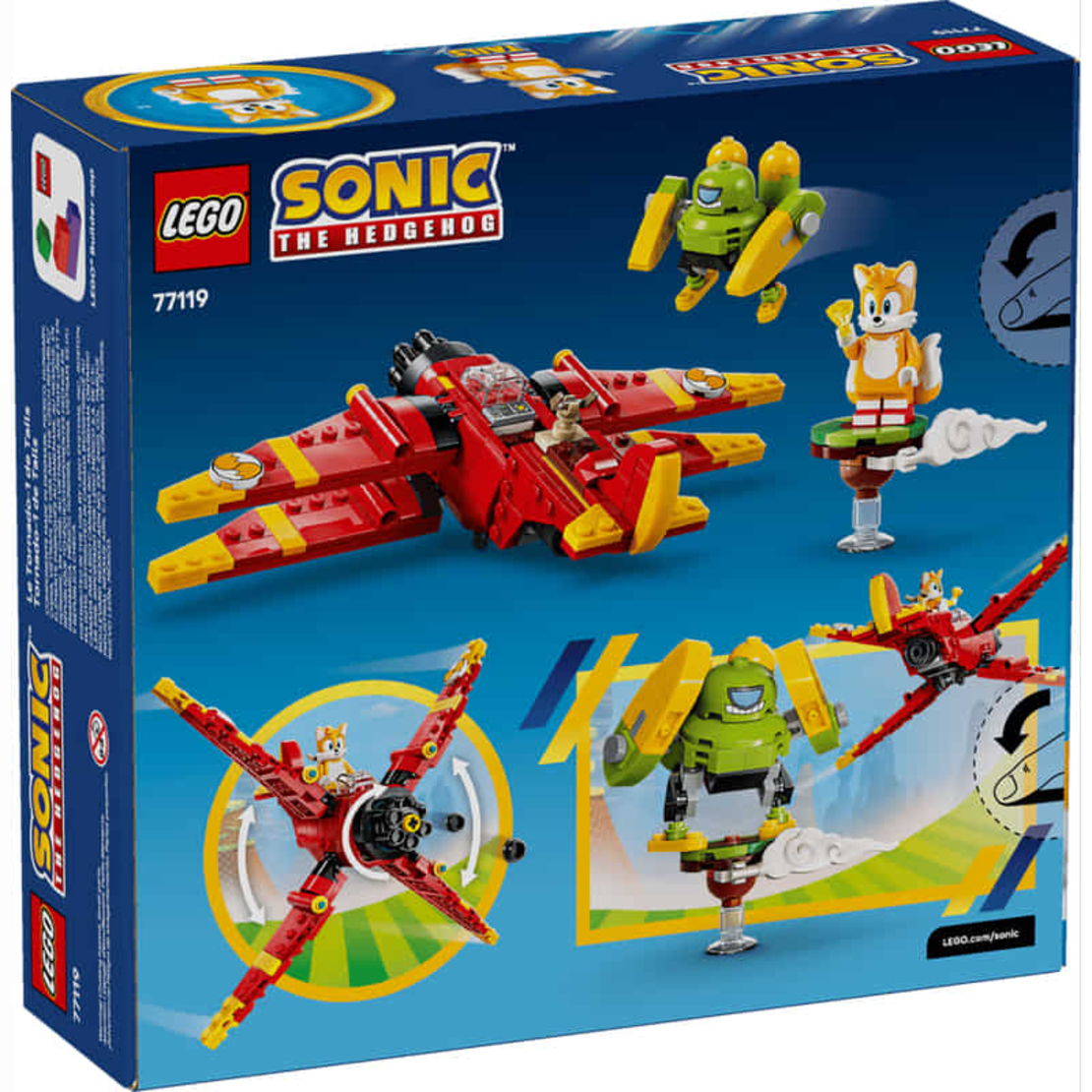 LEGO® Sonic Торнадо-1 на Тейлс 77119