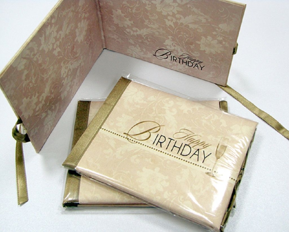 Луксозна картичка за рожден ден - Шампанско