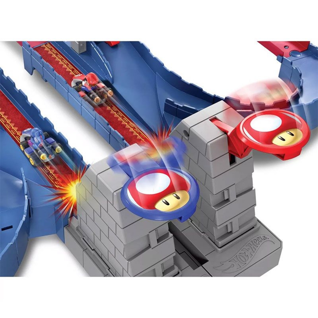Писта Mattel Hot Wheels Mario Kart Bowser's Castle Trackset 3402391