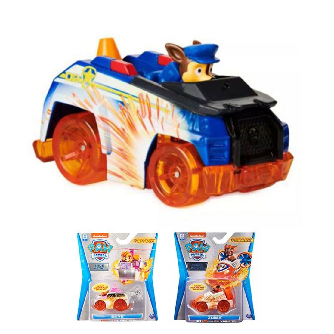 Детска кола за игра Spin Master Paw Patrol True Metal Spark, 1:55