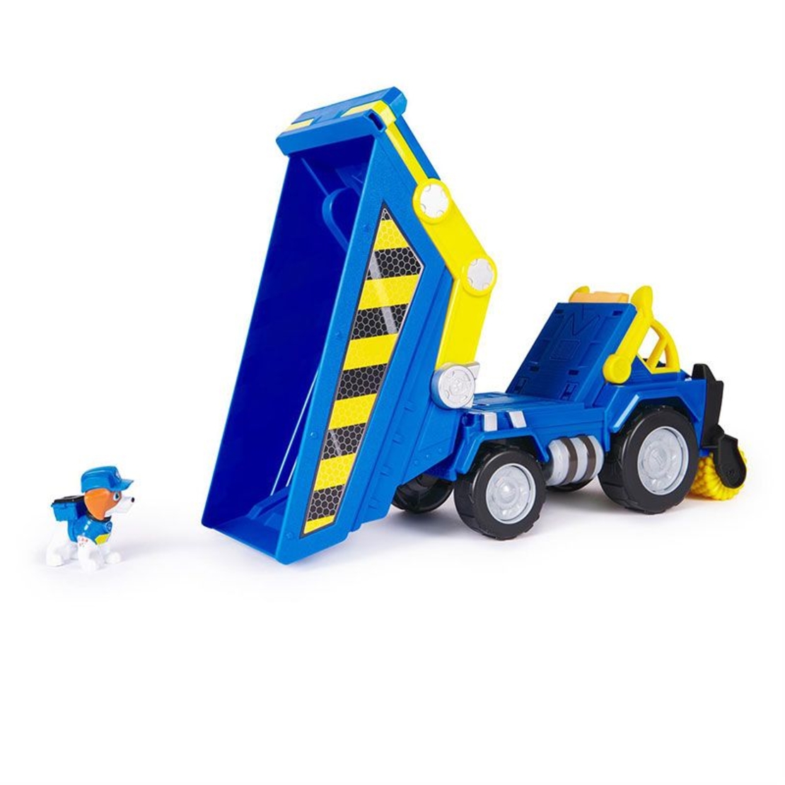 Игрален комплект Spin Master Paw Patrol Rubble & Crew Самосвал и фигурка Уилър, със светлини и звуци