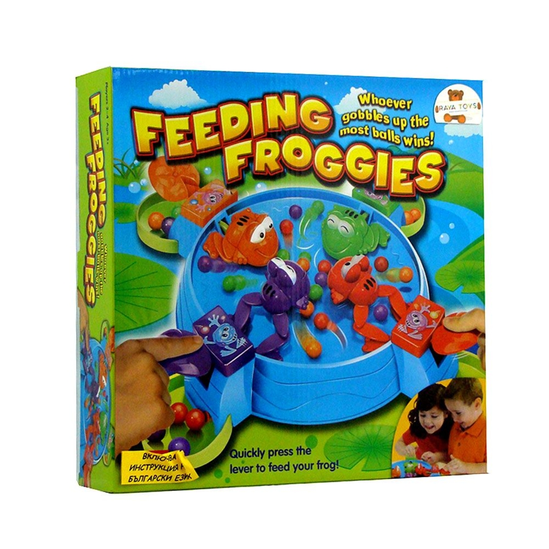 Настолна игра Raya Toys Гладни жаби