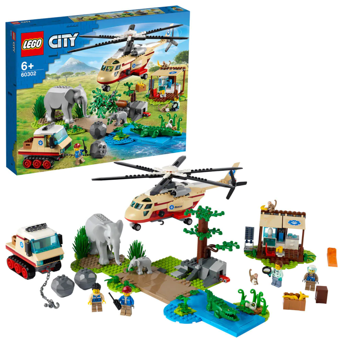 LEGO® City Операция за спасяване на дивата природа 60302