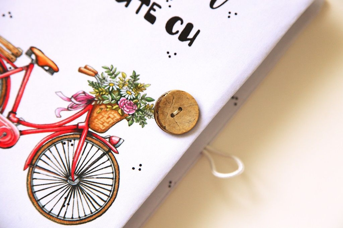 Подвързия за книга - Следвай мечтите си - колело