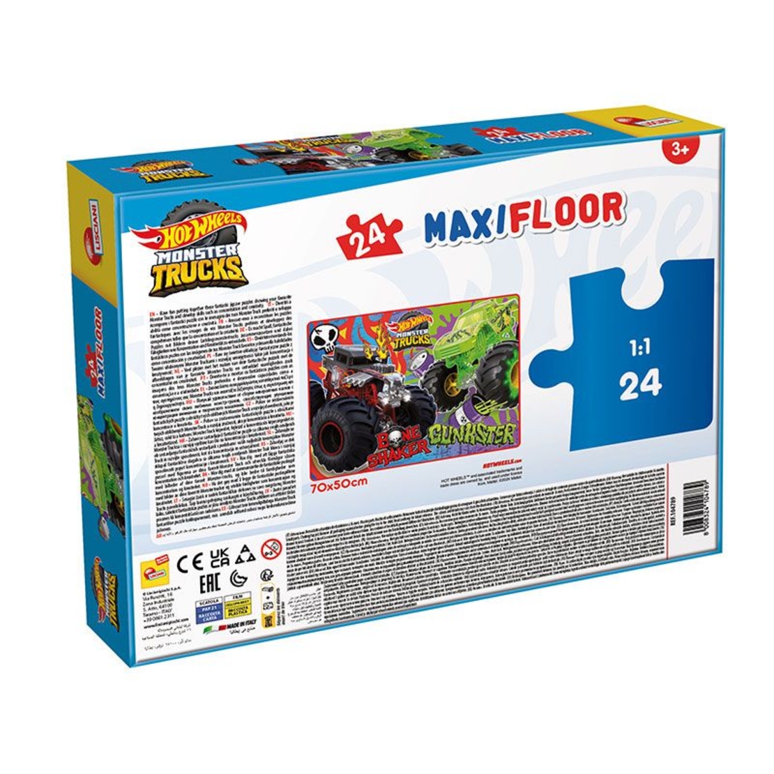Детски пъзел Lisciani Hot Wheels 24 части