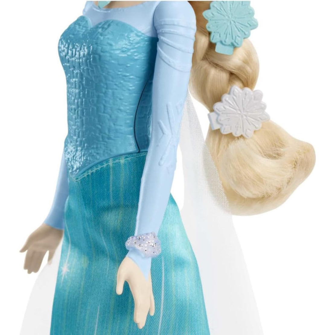 Комплект кукла Mattel Elsa с аксесоари за коса, HMD56