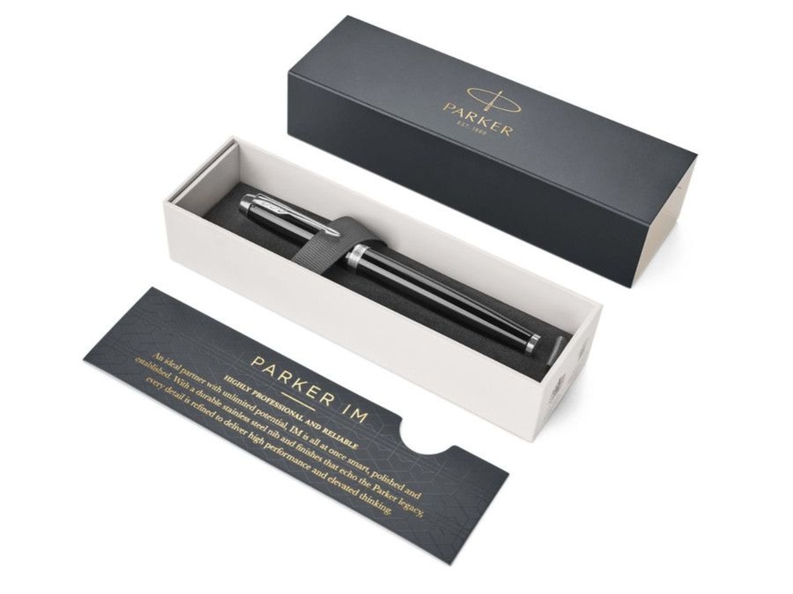 Писалка Parker Royal IM Black Chrome CT M