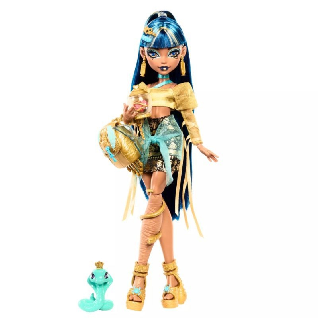 Кукла Mattel Monster High Cleo De Nile , с кобра и аксесоари