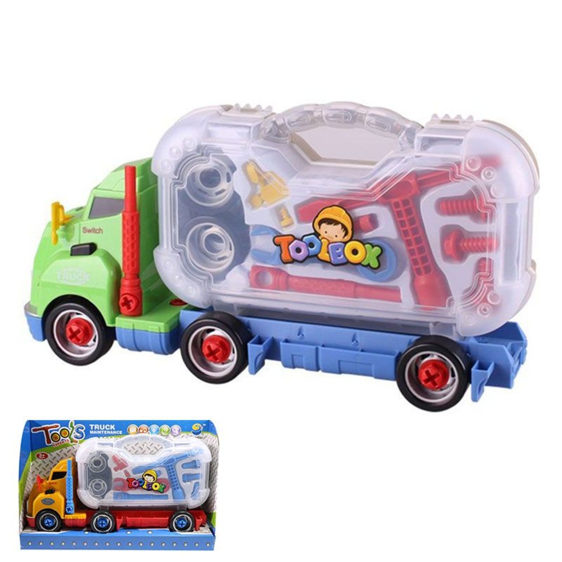 Камион куфар с инструменти Raya Toys Tool Box с музика и светлини