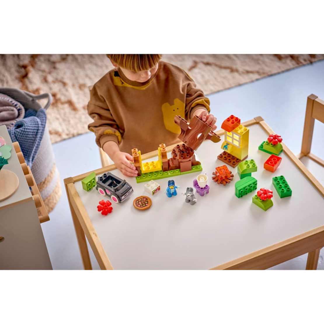 LEGO® DUPLO® Bluey Момичетата с пицата, Мъфин и Блуи 10469