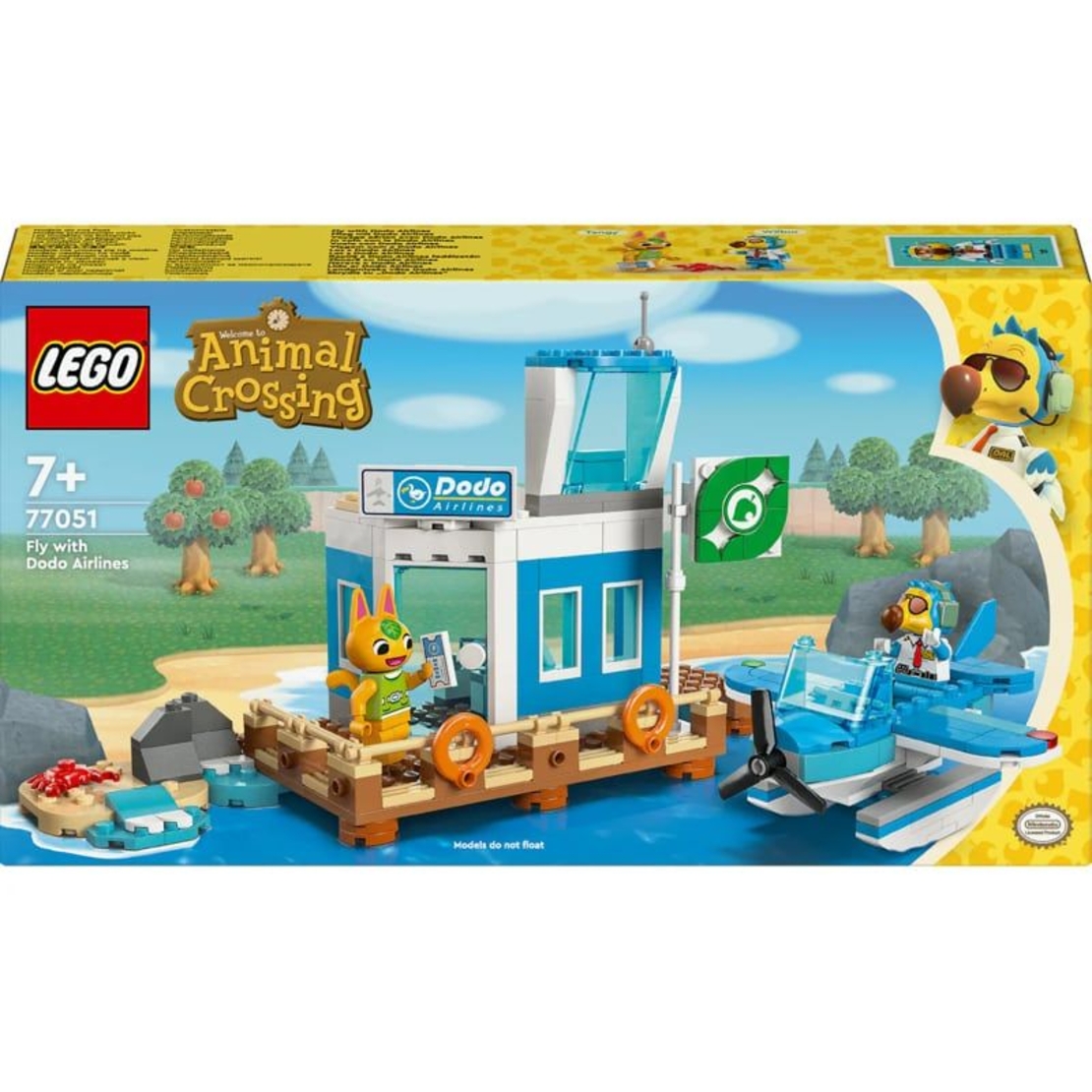 LEGO® Animal Crossing™ Летете с Dodo Airlines 77051