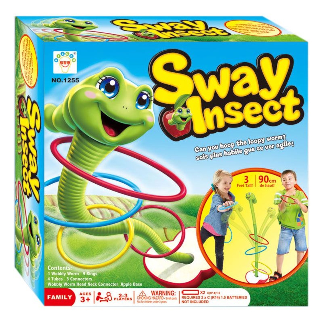 Детска игра Raya Toys Уцели змията, с рингове