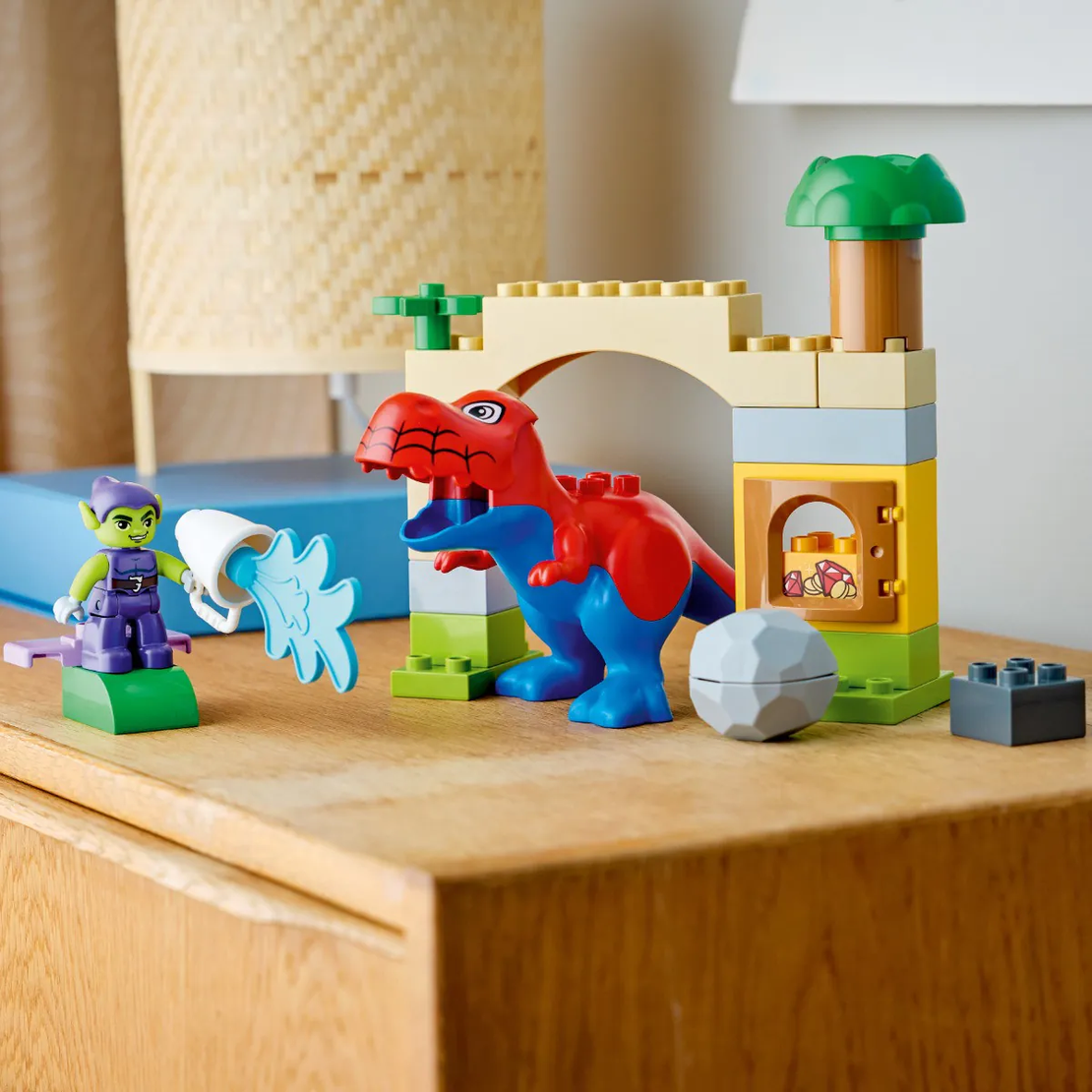 LEGO® DUPLO® Marvel Динозавър Спайди Рекс срещу Зелен гоблин 10463