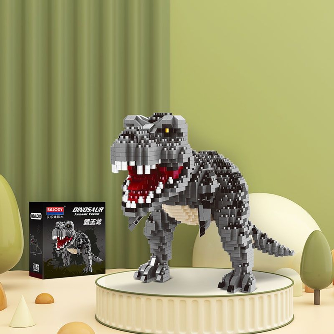 Raya Toys Конструктор Тиранозавър Рекс, 1530 части
