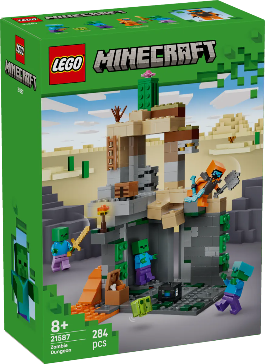 LEGO® Minecraft® Занданът на зомбитата 21587