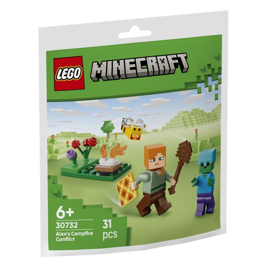 LEGO® Minecraft® Конфликт край лагерния огън с Алекс 30732
