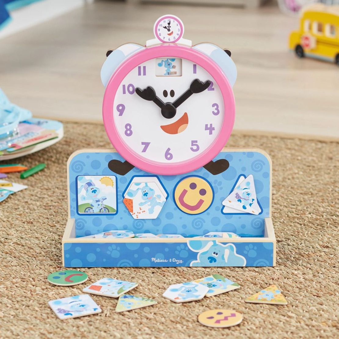 Дървен магнитен часовник Melissa and Doug Blue's Clues & You! Tickety Tock 33014