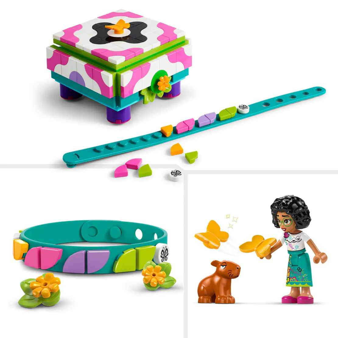 LEGO® Disney Encanto Рамка за снимка и кутията за бижута на Мирабел 43239