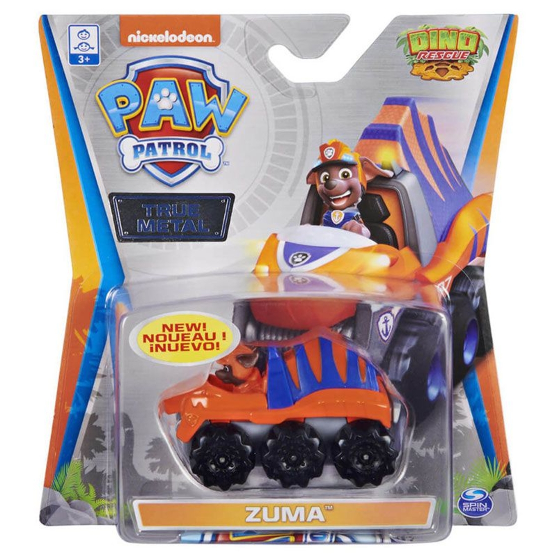Детска кола за игра Spin Master Paw Patrol True Metal Dino Rescue, 1:55
