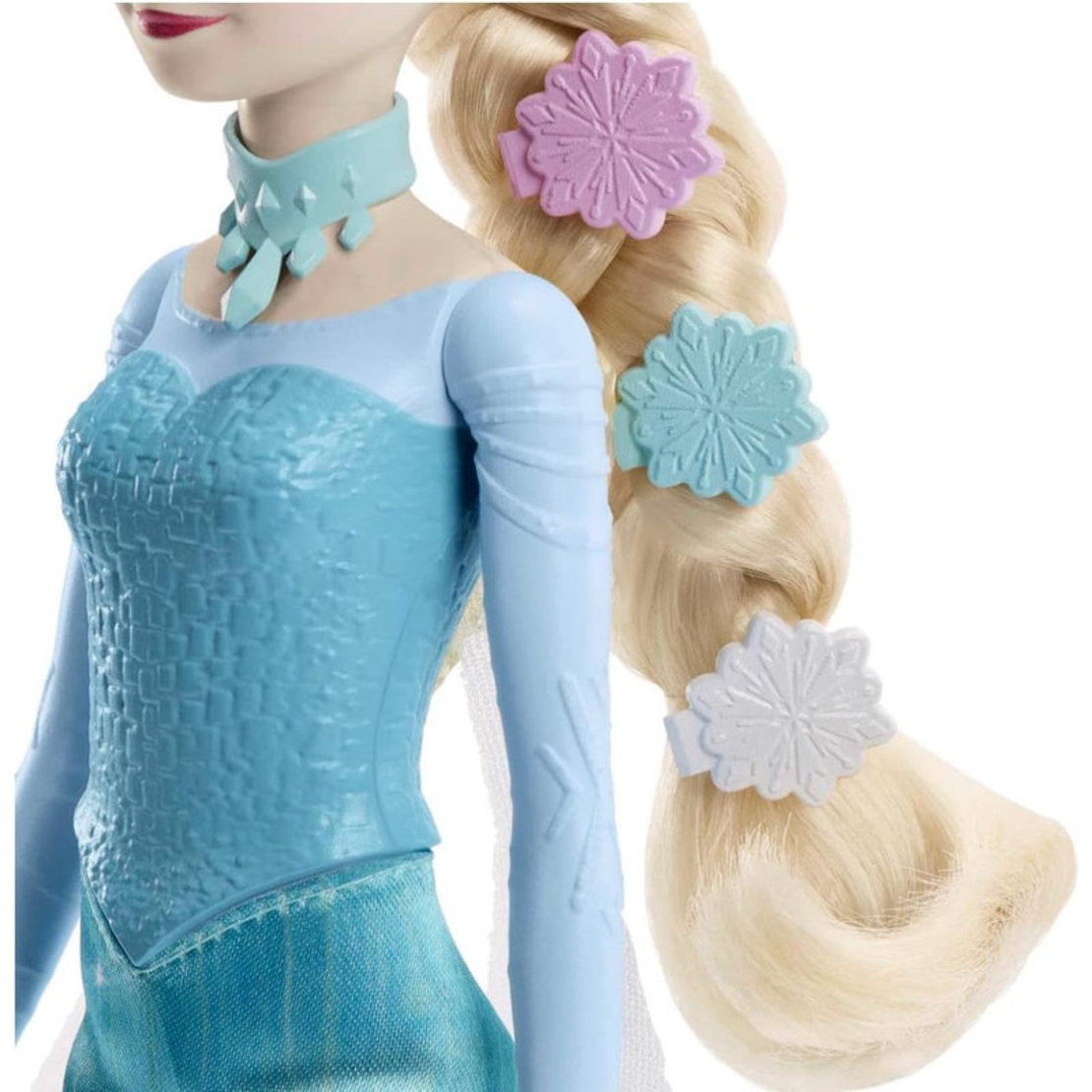 Комплект кукла Mattel Elsa с аксесоари за коса, HMD56