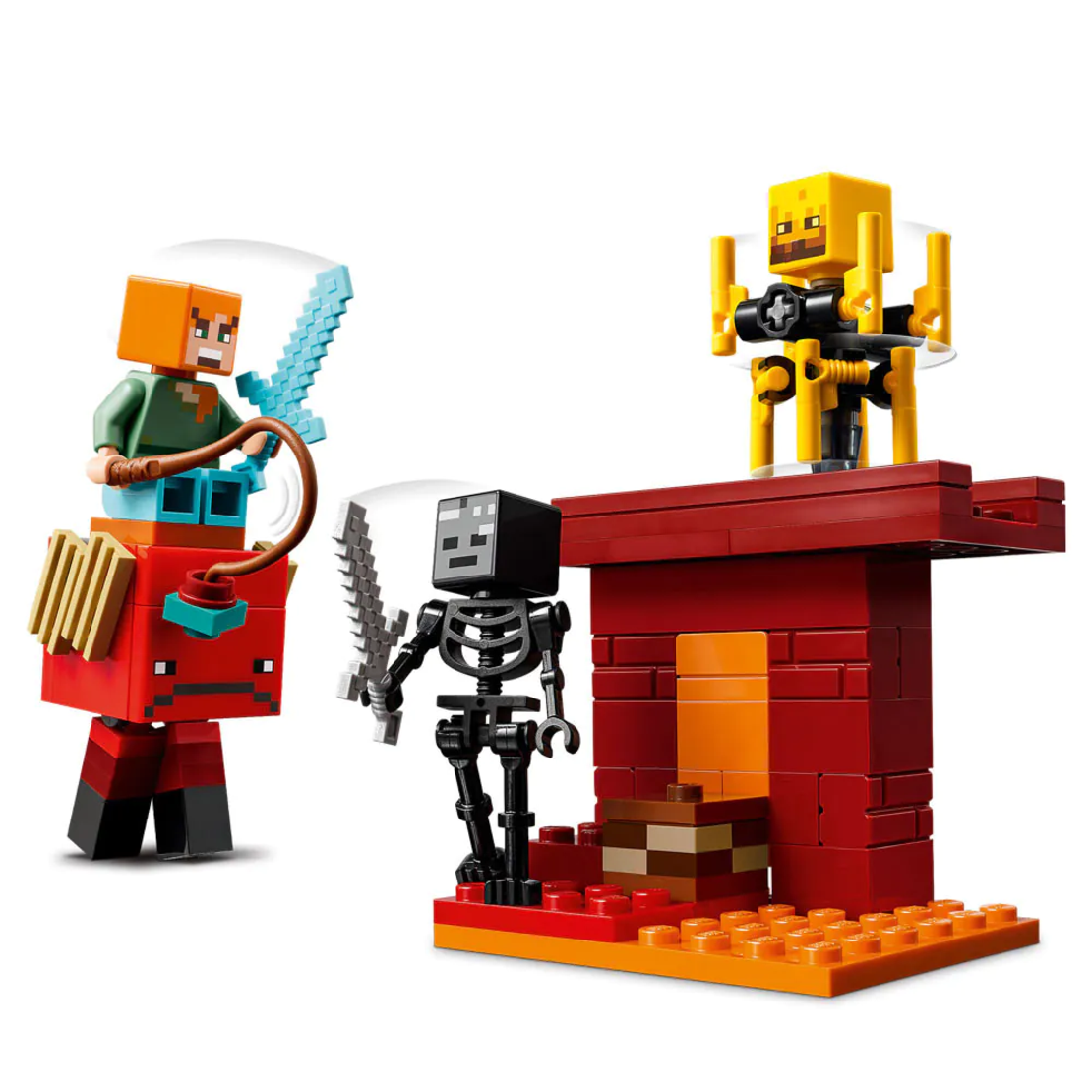 LEGO® Minecraft® Битка в пъклената лава 21266