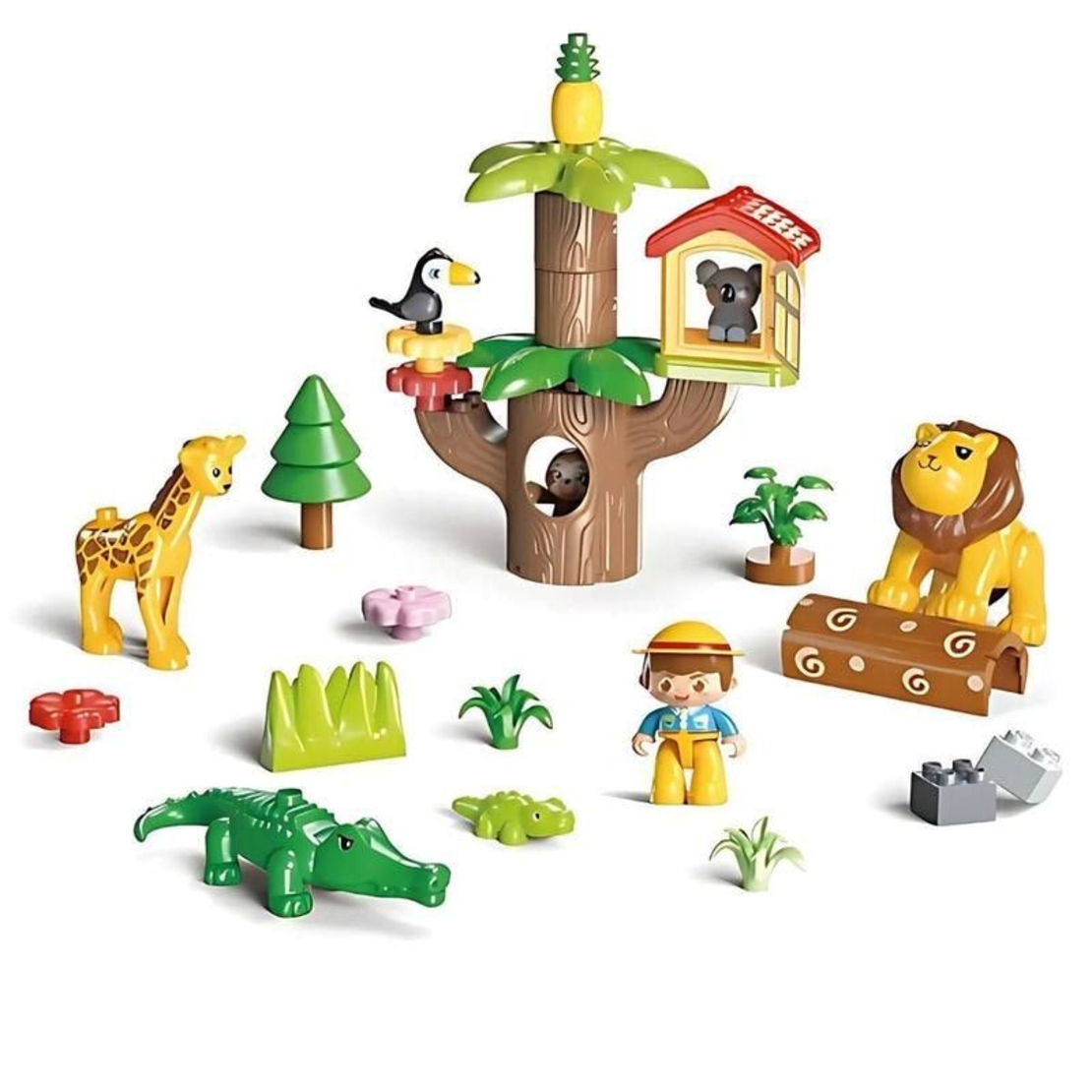 Конструктор Feelo Animal Series Jungle Animals, 37 ч.