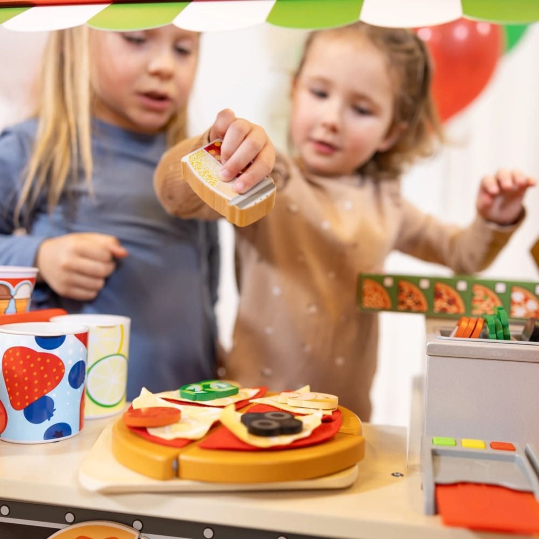Детска дървена количка за пица Melissa and Doug 32201