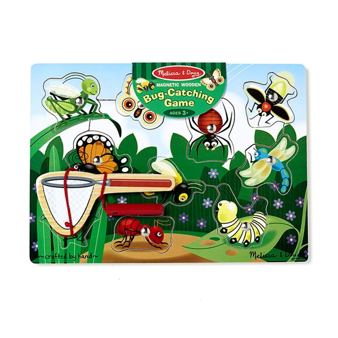 Дървен пъзел Melissa&Doug Магнитно кепче за буболечки 13779