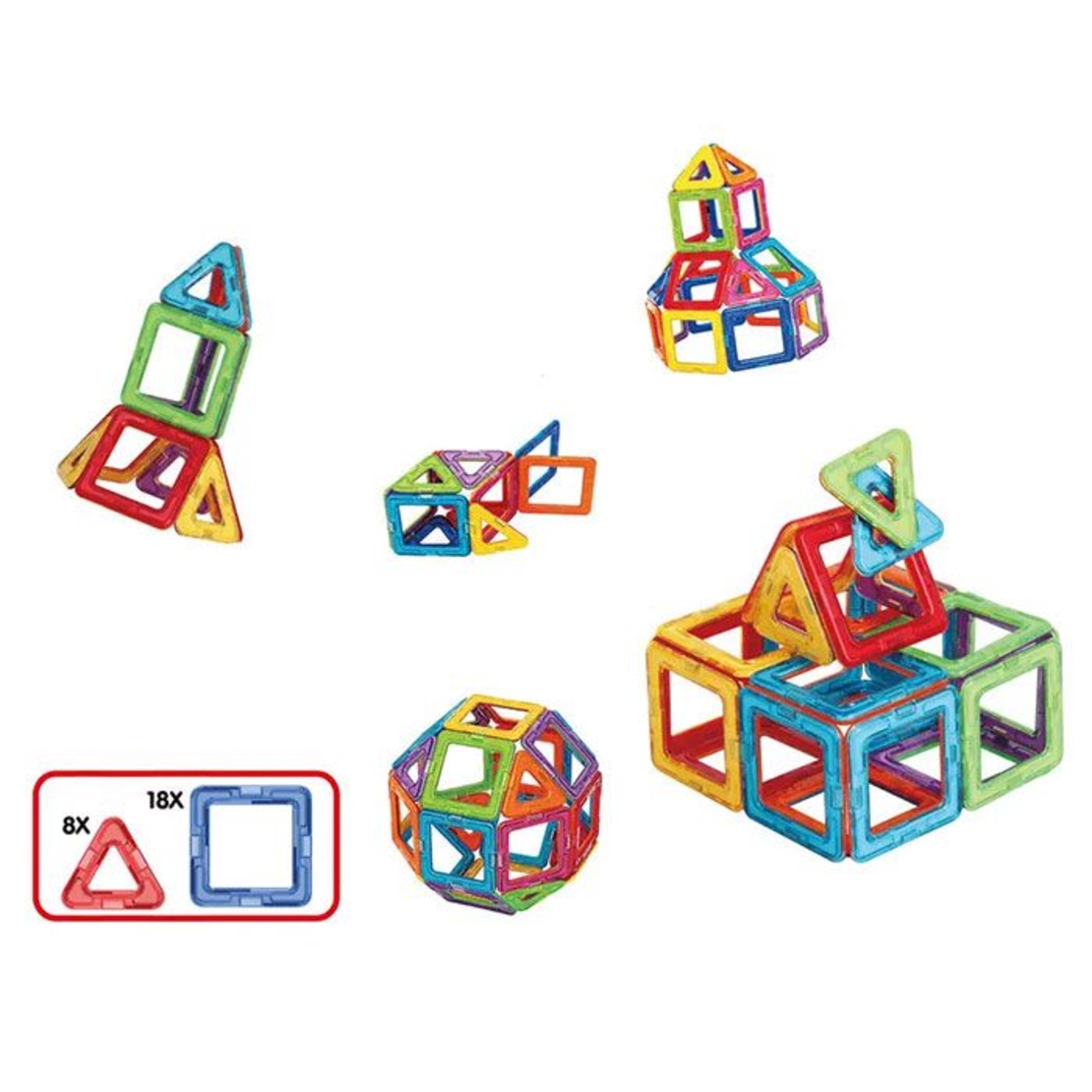 Raya Toys Magic Magnetic Магнитен конструктор 26 части