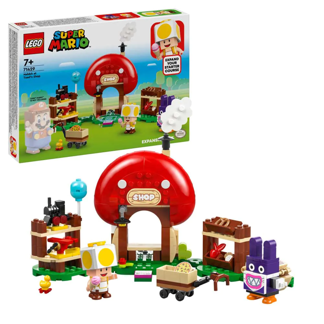 LEGO® Super Mario™ Комплект с допълнения Nabbit at Toad's Shop 71429