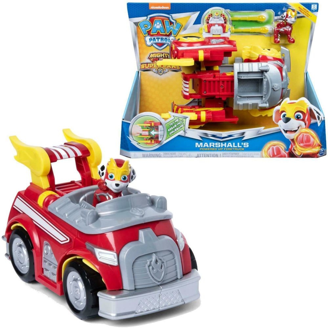 Трансформираща се кола Spin Master PAW PATROL Маршал Powered Up 6053686