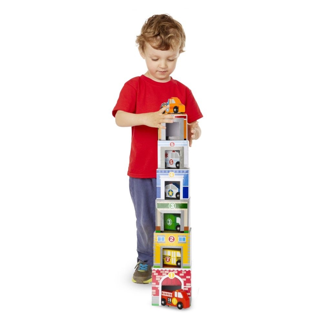 Дървени гаражи с коли Melissa and Doug 13576