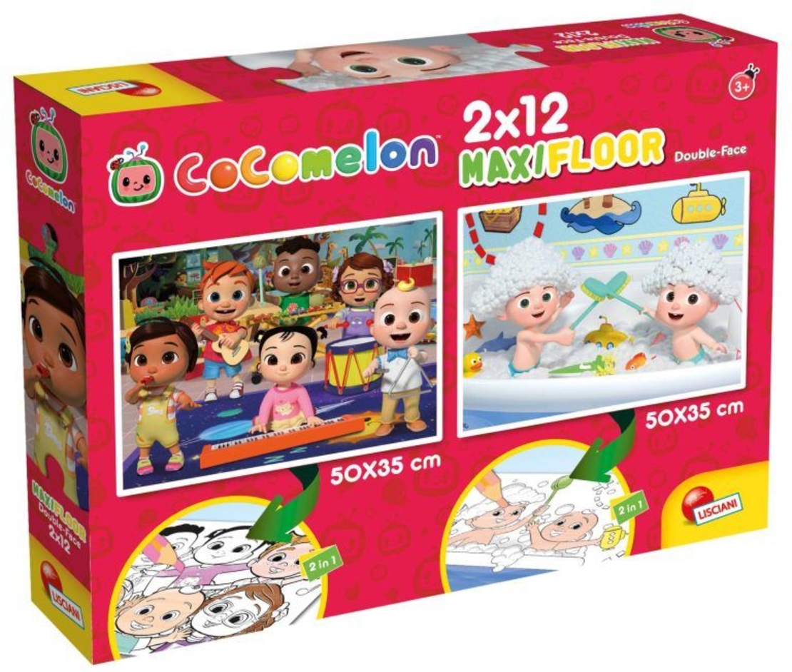 Пъзел Lisciani Cocomelon Let's Build 2х12 ч.