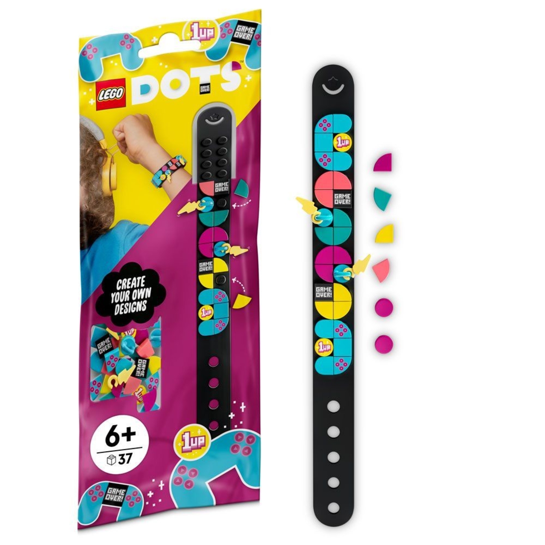 LEGO® DOTS Гривна Gamer 41943