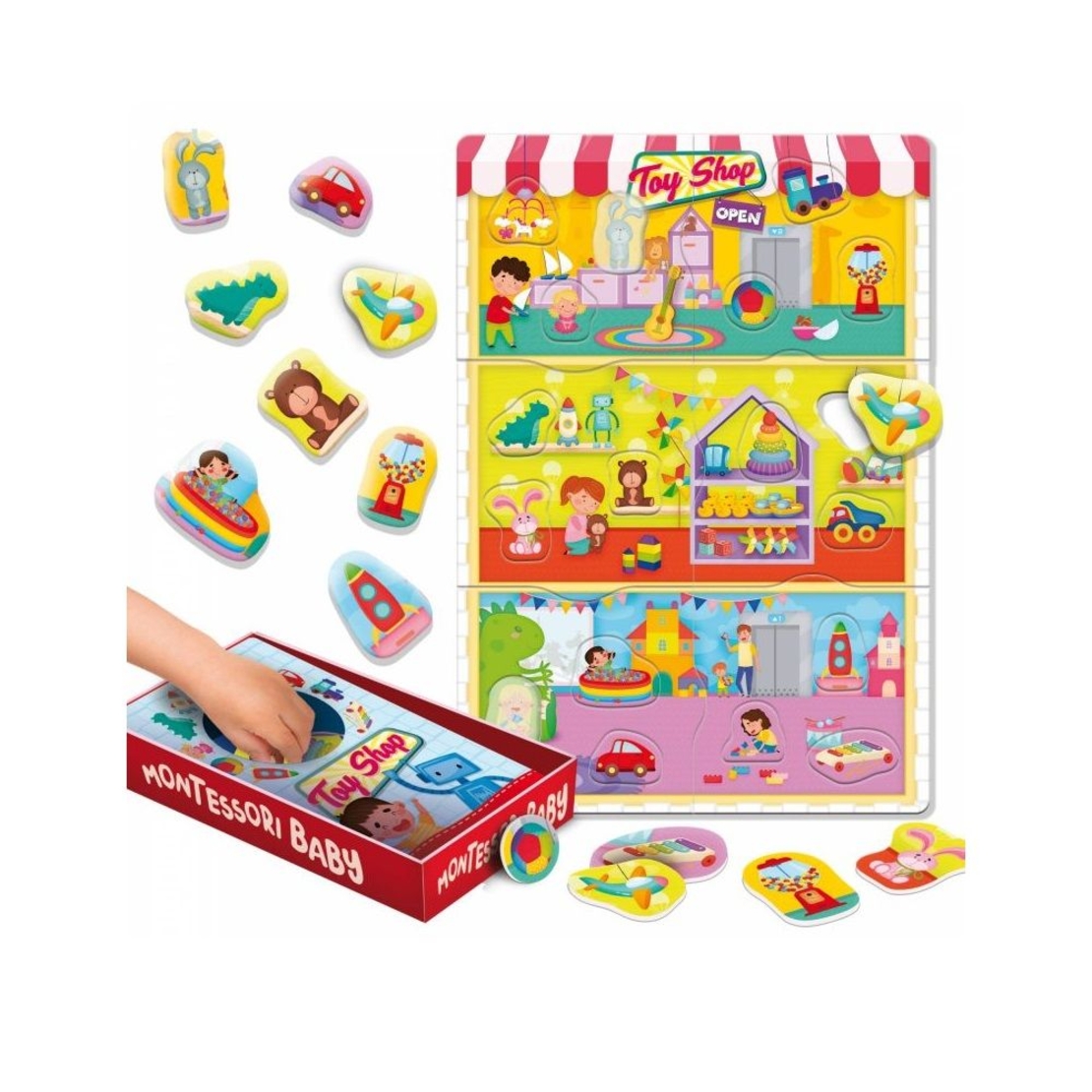 Пъзел Lisciani Монтесори Baby Box Магазин за играчки