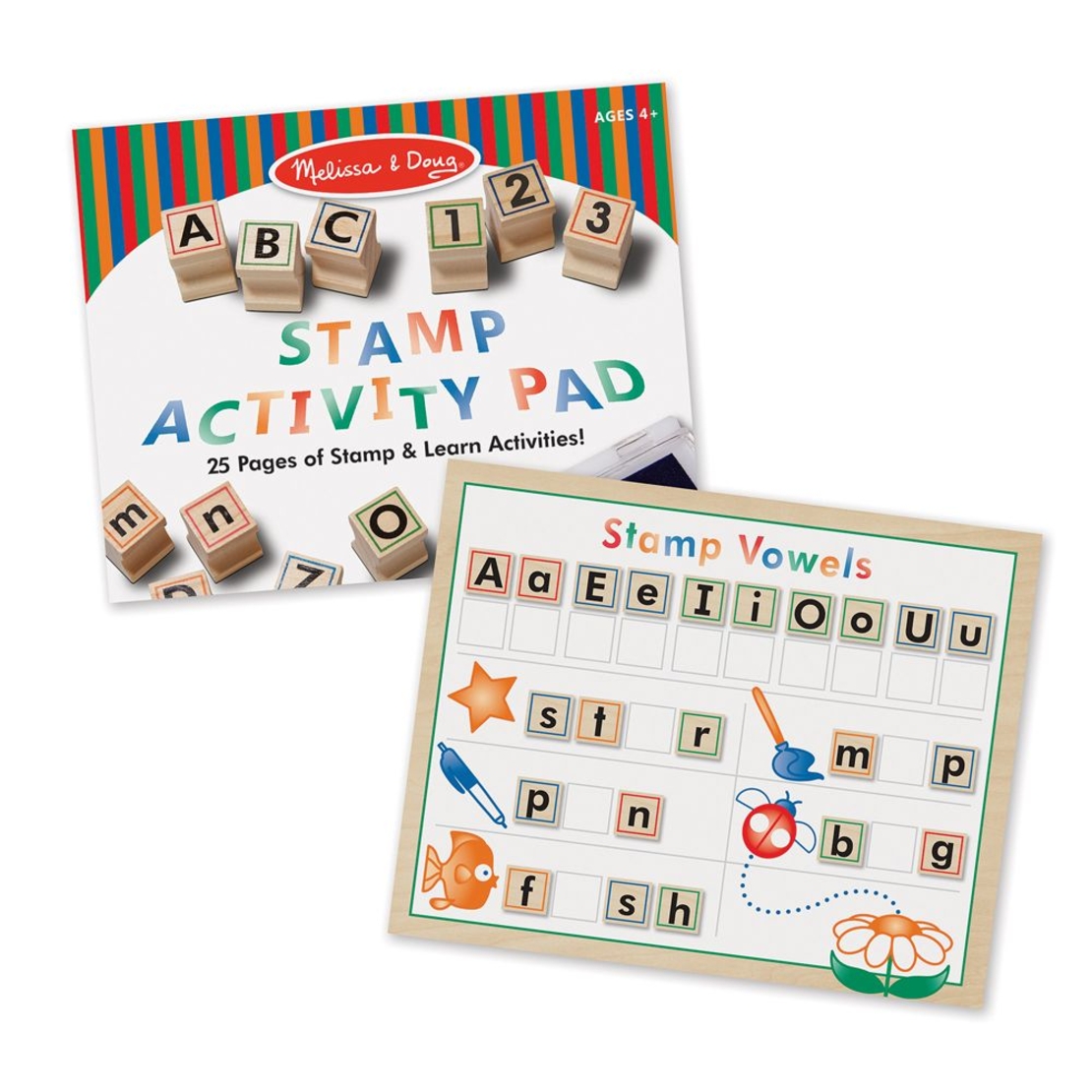 Дървени печати Melissa&Doug ABC 40118