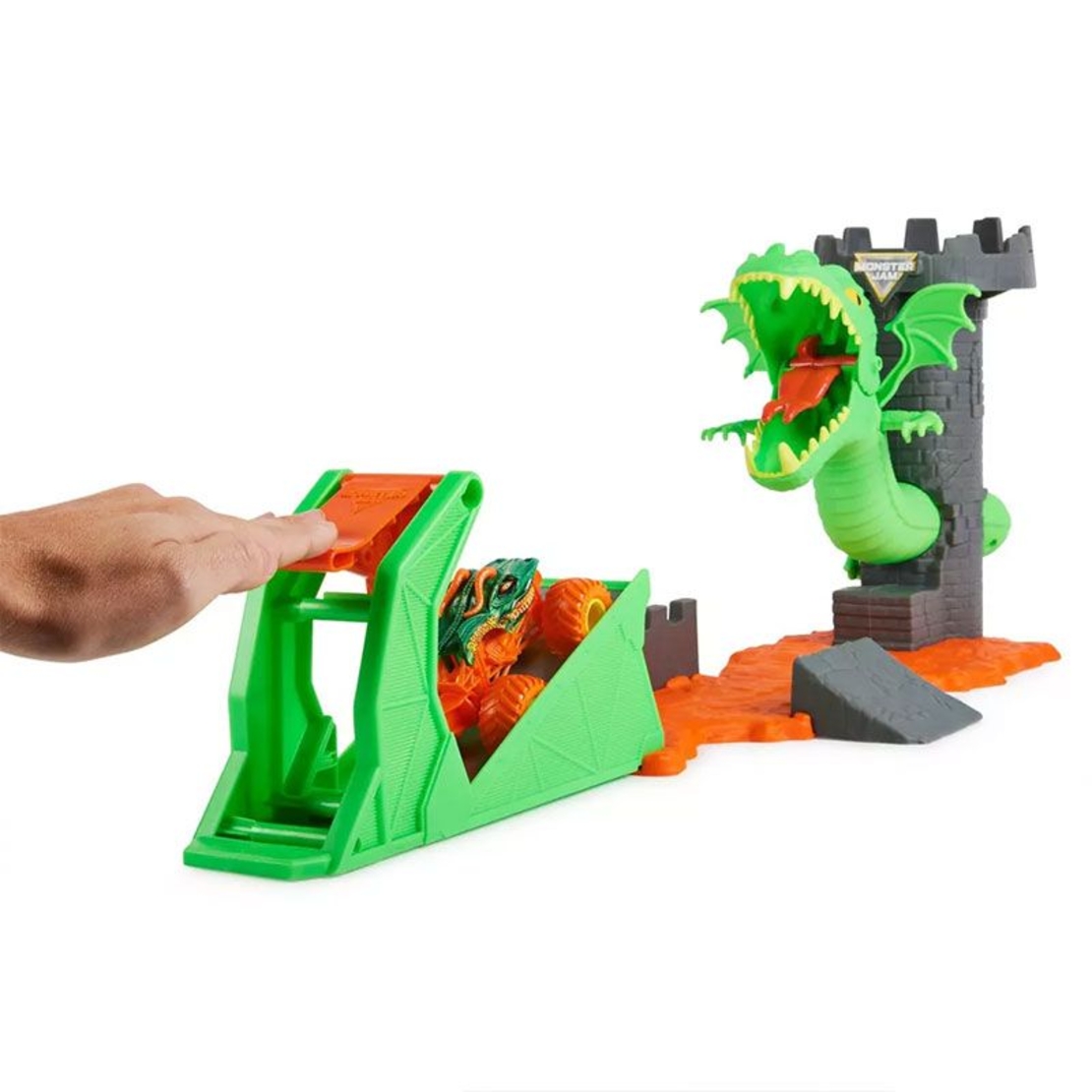 Писта Spin Master Monster Jam True Metal Dueling Dragon