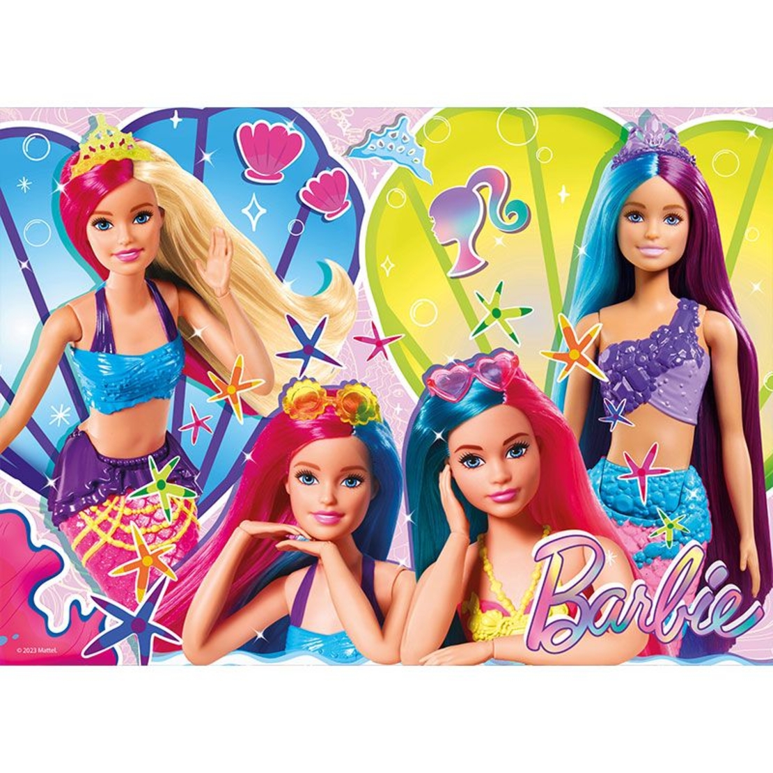 Детски пъзел Lisciani Maxifloor Barbie, 4 x 48 части