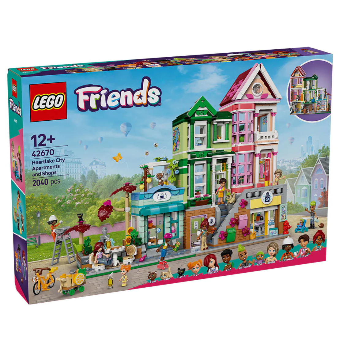 LEGO® Friends Апартаменти и магазини в Хартлейк Сити 42670