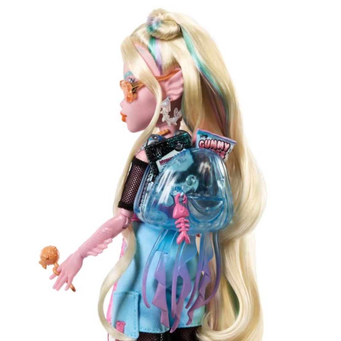 Кукла Mattel Monster High Lagoona Blue, с домашен любимец и аксесоари