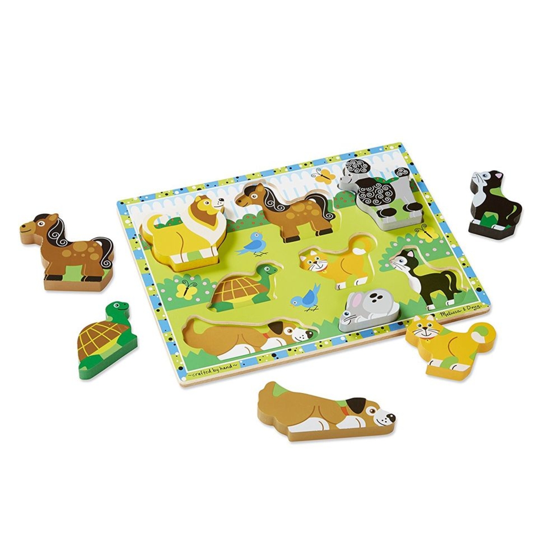 Дървен пъзел Melissa and Doug Домашни любимци 13724
