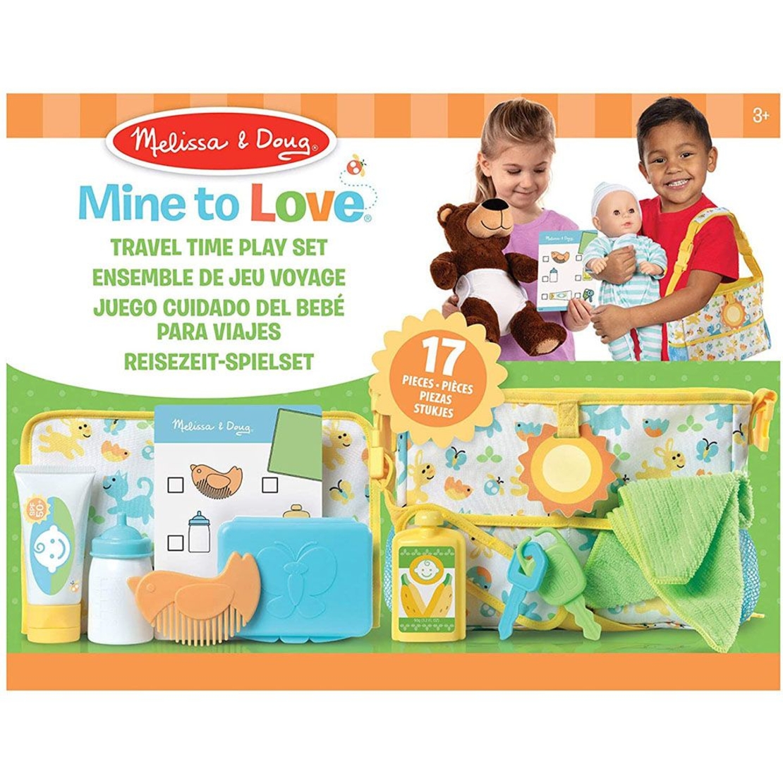 Чанта с бебешки принадлежности за кукли Melissa&Doug Mine To Love 41707