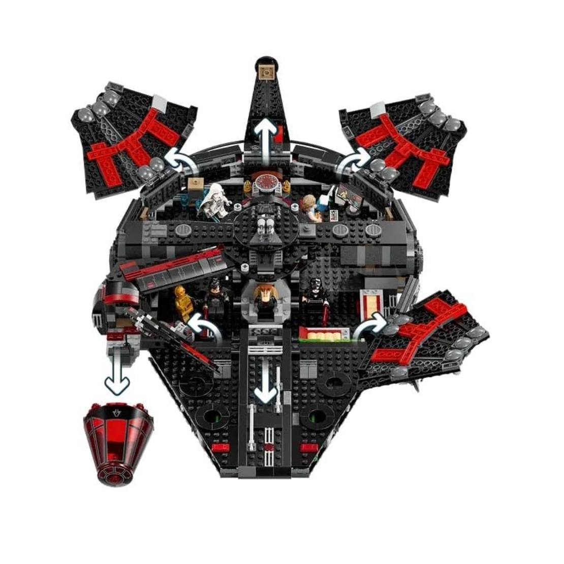 LEGO® Star Wars™ Черният сокол 75389
