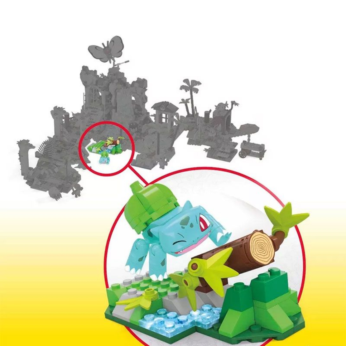 Конструктор Mattel Mega Construx Pokémon Bulbasaur's Forest Fun, 82 части
