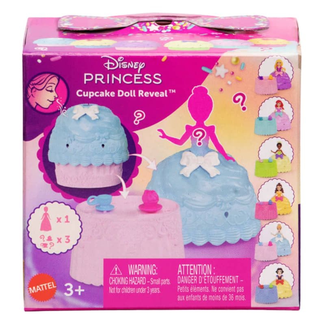 Кукла изненада Mattel Disney Princes Cupcake Reveal
