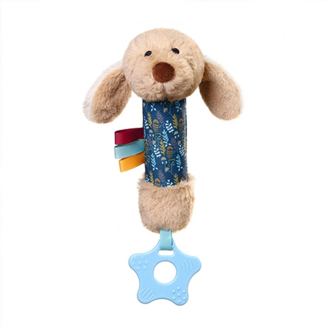 Плюшена писукаща играчка BabyOno Have Fun Кученцето Willy с гризалка, 1524
