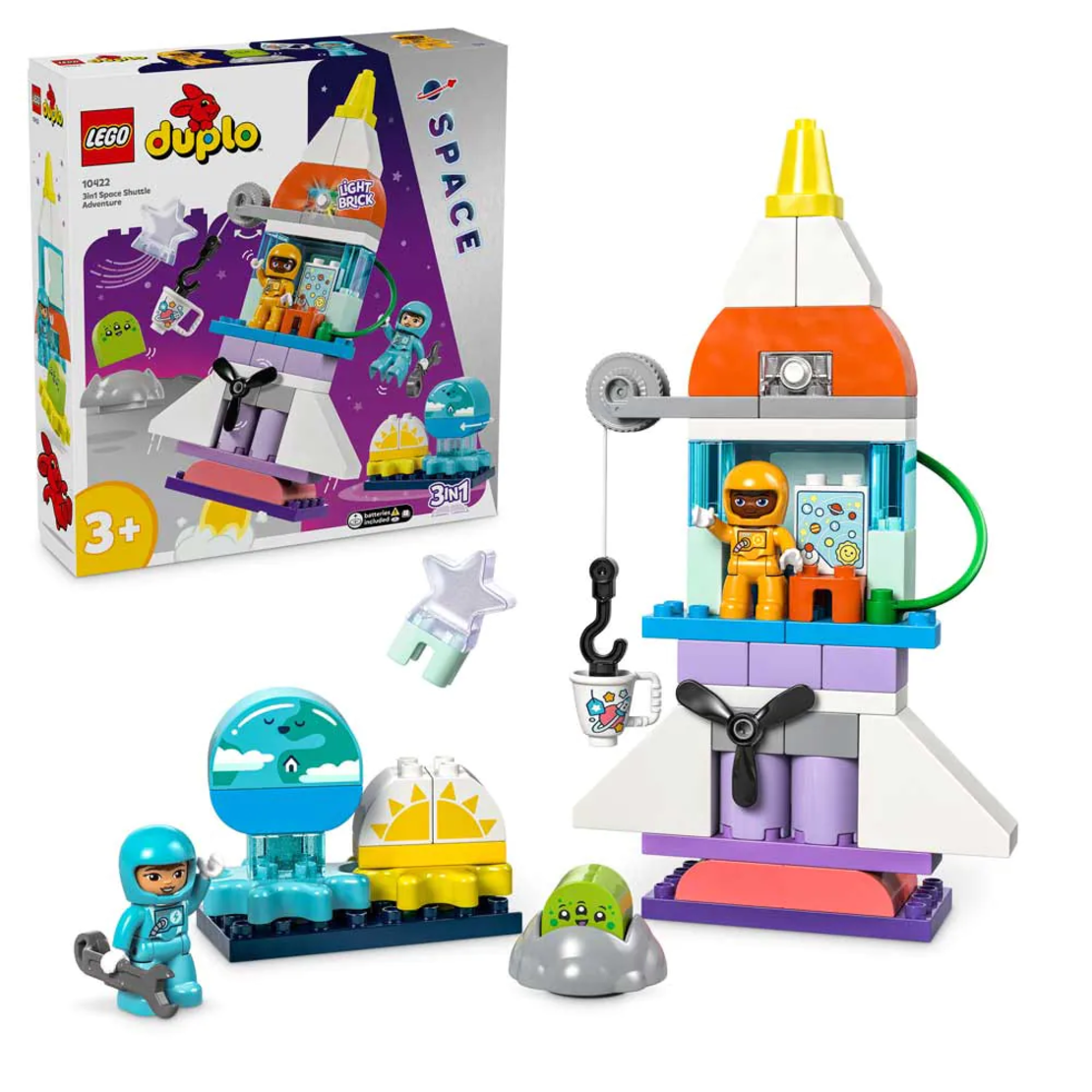 LEGO® DUPLO® Приключение с космическа совалка 3 в 1 10422