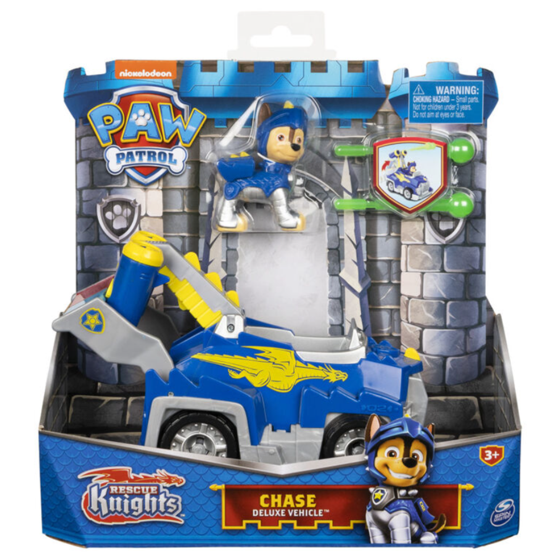 Игрален комплект Spin Master Paw Patrol Chase фигура с превозно средство Deluxe Rescue Knights 20135917