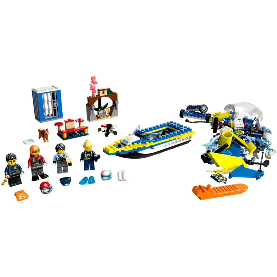 LEGO® City Мисии на детективите от водната полиция 60355