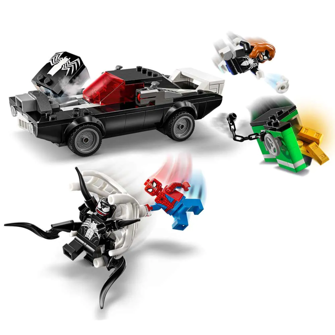 LEGO® Marvel Спайдърмен срещу Венъм с мощна кола 76309